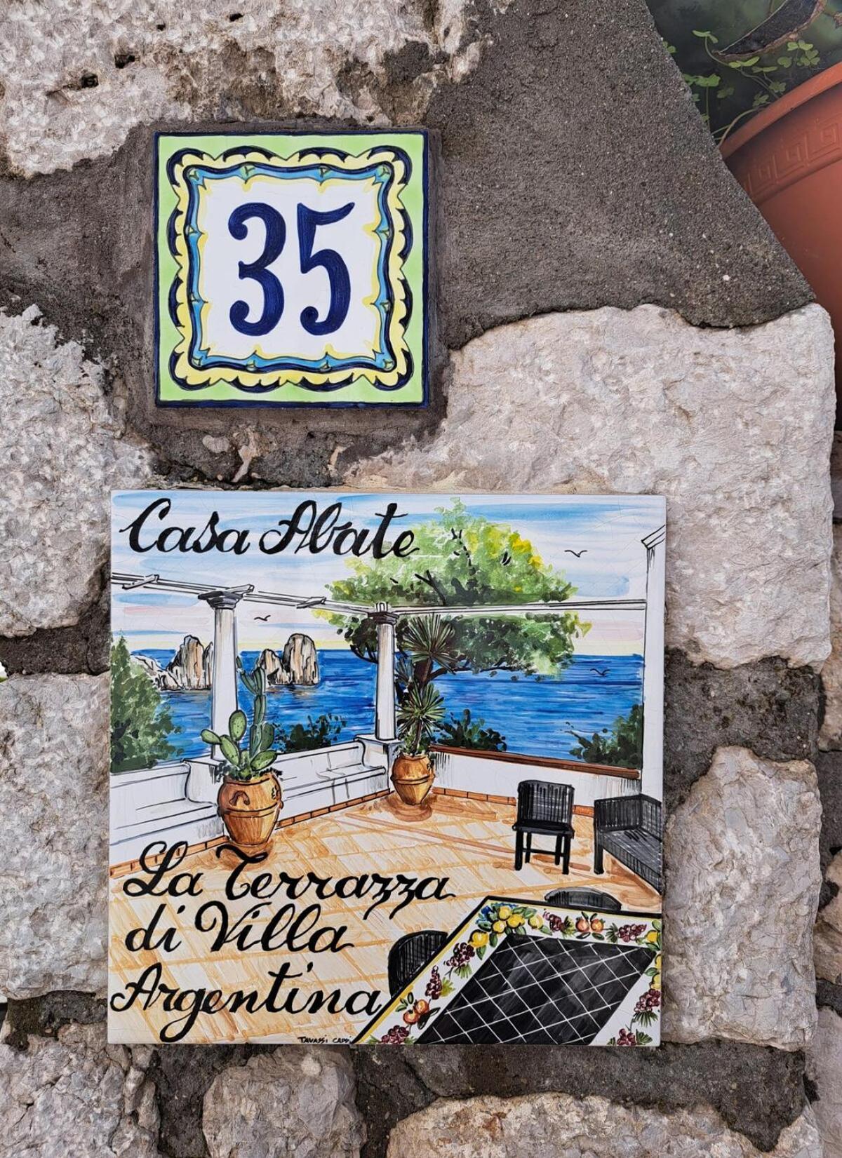 La Terrazza Di Argentina * Capri