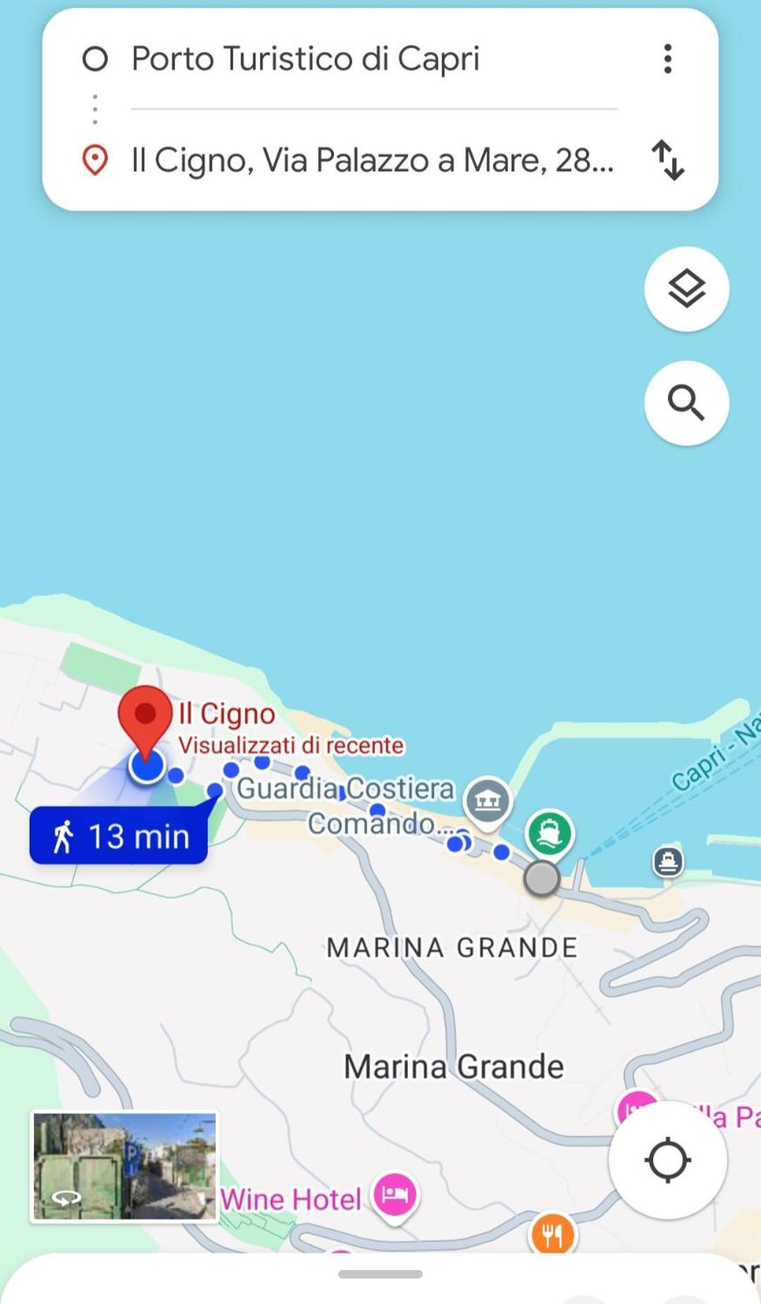 Frühstückspension Il Cigno Capri