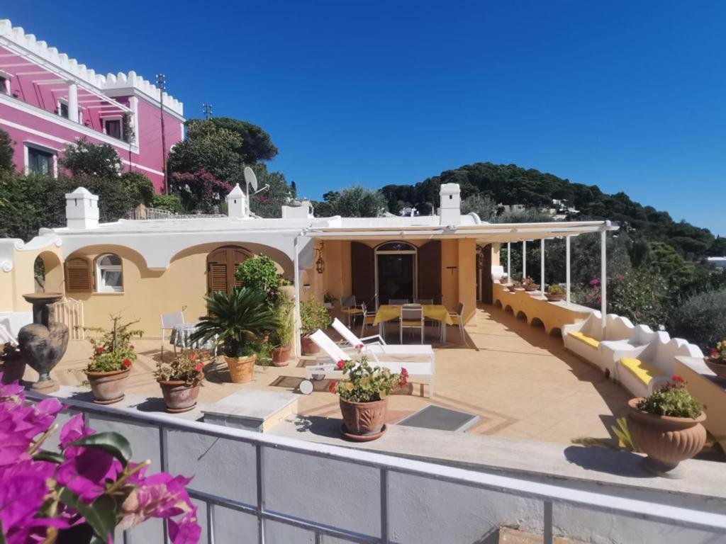 Private Sea View Con Terrazza E Giardino Capri